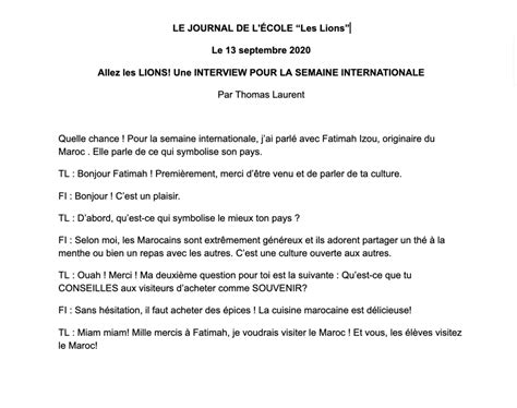 avec qui michel hublot a-t-il un entretien quizlet